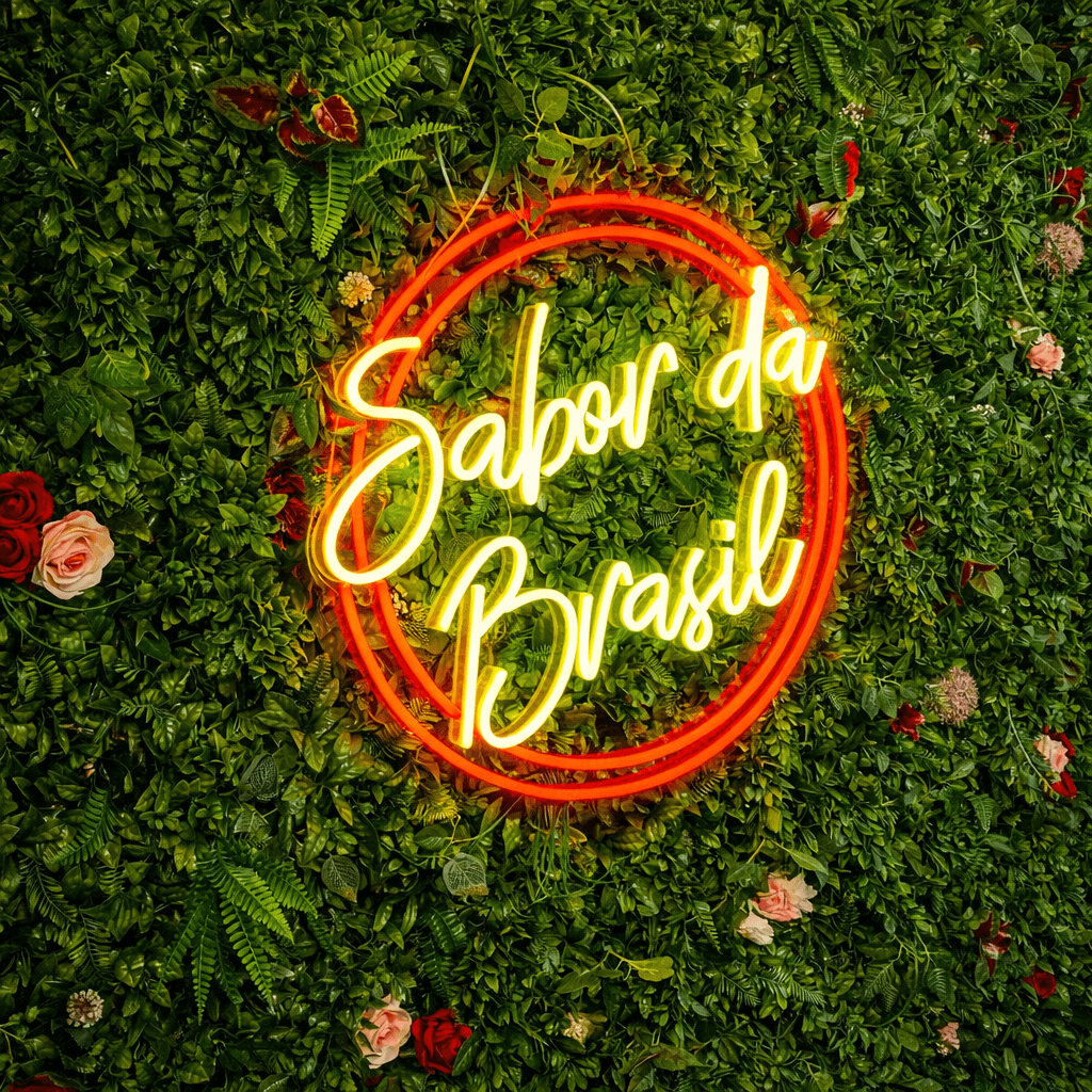 Sabor da Brazil neon sign