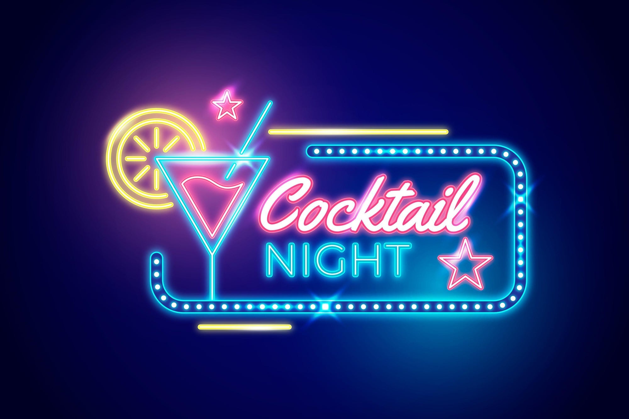 Cocktails Night - Neon Guys