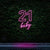 "21 BABY" BIRTHDAY NEON SIGN - Neon Guys