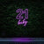 "21 BABY" BIRTHDAY NEON SIGN - Neon Guys