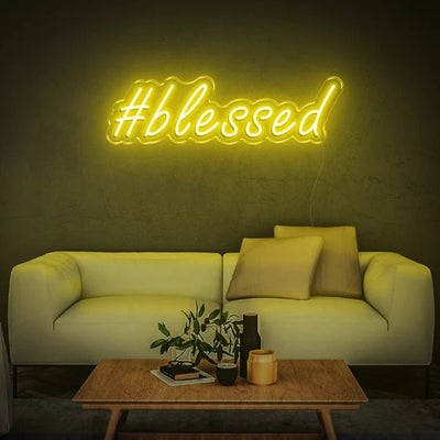 #BLESSED NEON SIGN - Neon Guys