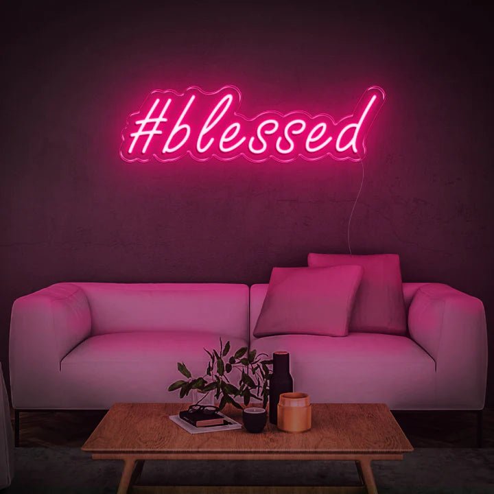 #BLESSED NEON SIGN - Neon Guys