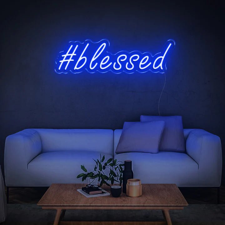 #BLESSED NEON SIGN - Neon Guys