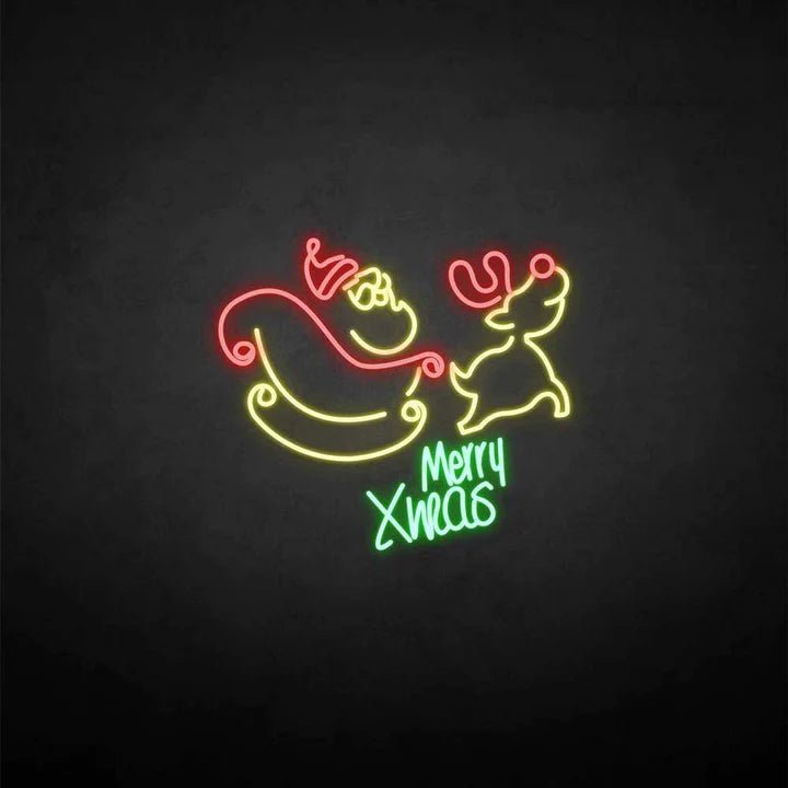 'MERRY XMAS' NEON SIGN - Neon Guys